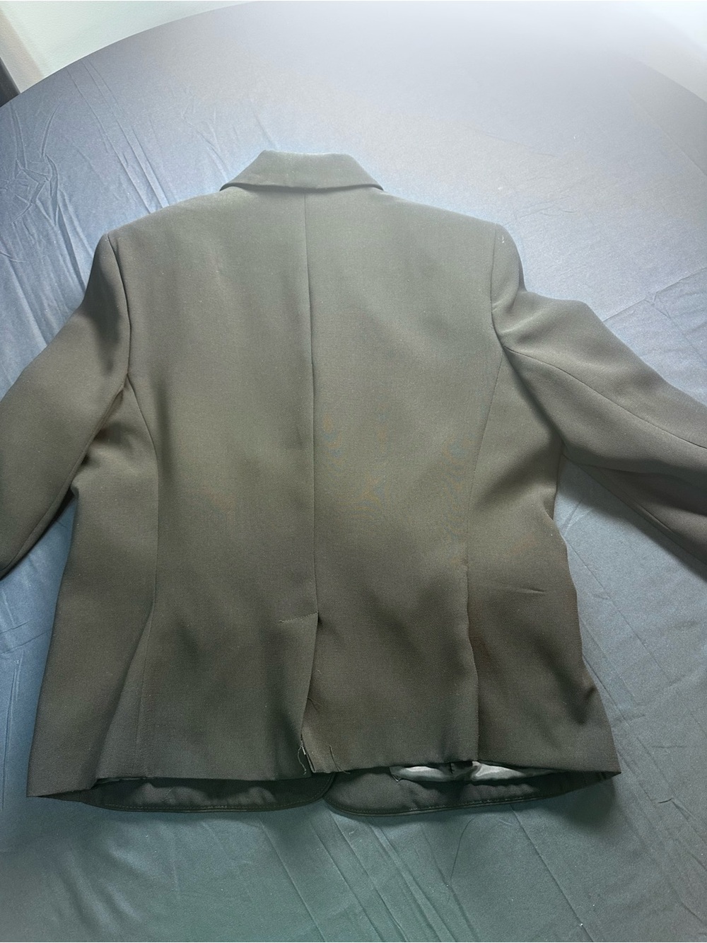 Evan Picone Olive-Brown Single-Button Blazer - Picture 7 of 7